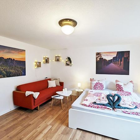 L1 - Urlaubsmagie - Wohnung Fuer 3P Am Wanderweg Sebnitz Extérieur photo