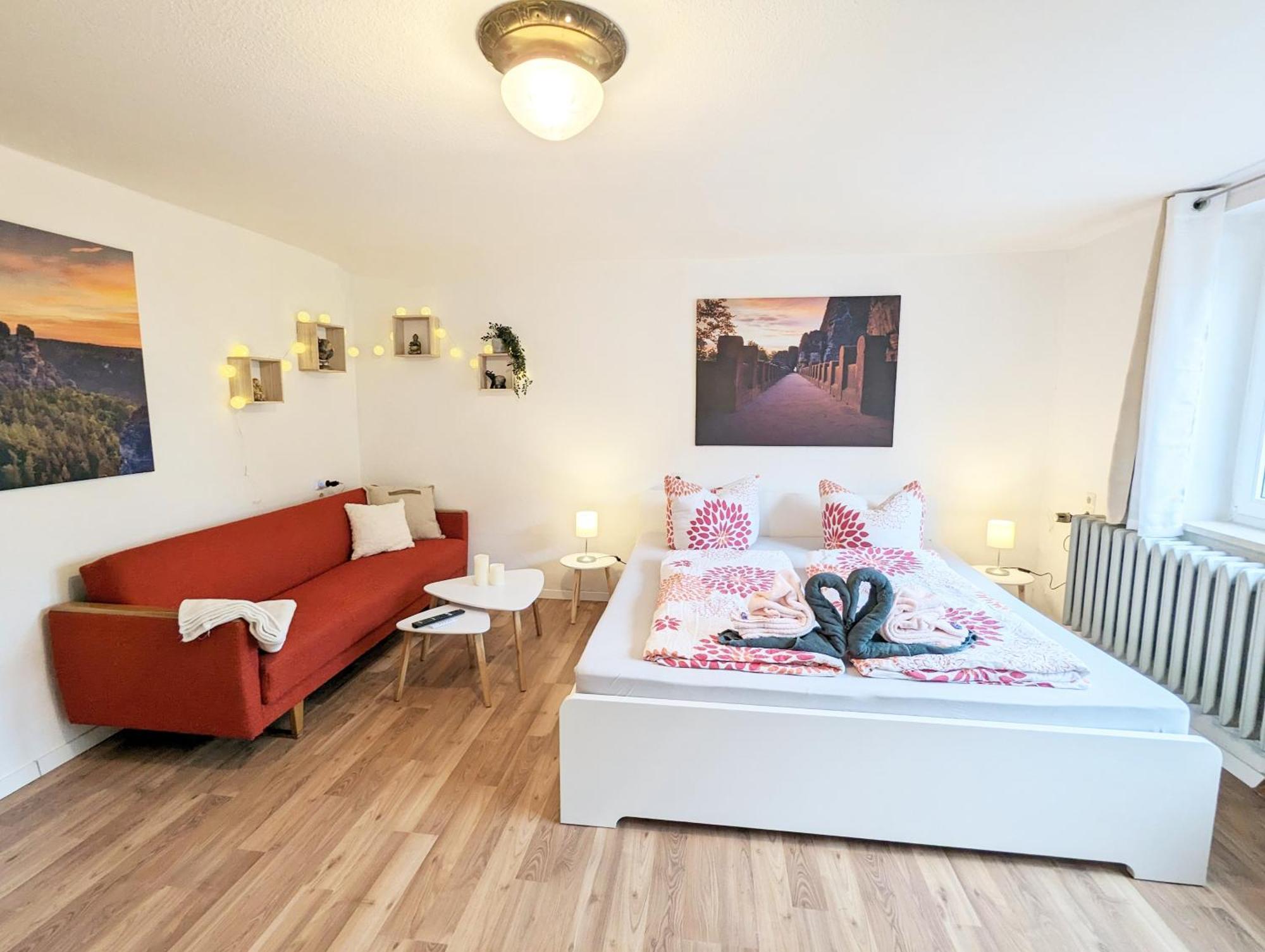 L1 - Urlaubsmagie - Wohnung Fuer 3P Am Wanderweg Sebnitz Extérieur photo
